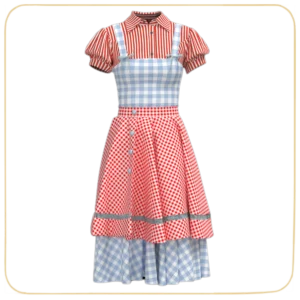 مدل سه بعدی لباس زنانه با پیش بند C01N001