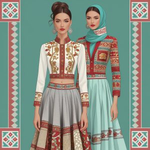 آشنایی با لباس ترکمن