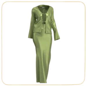 مدل سه بعدی لباس زنانه کت دامن مجلسی C01N004