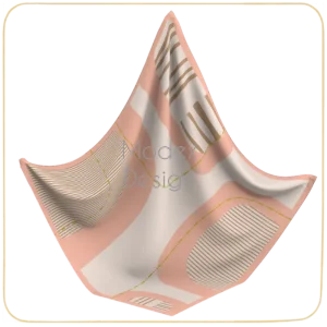 طرح روسری برای چاپ -امواج هندسی P01N06
