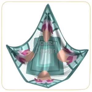 طرح روسری برای چاپ -نقش طرح لاله P01N07