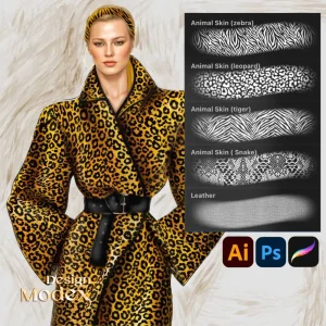 مجموعه براش آماده پوست حیوانات  - B01A001