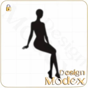فیگور خطی لایه باز برای طراحی لباس  F01FIG011