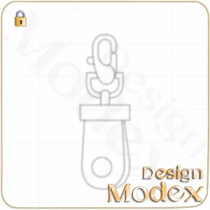 اکسسوری آویز لایه باز  برای طراحی لباس  F07J001