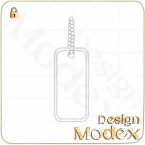 اکسسوری آویز لایه باز  برای طراحی لباس  F07J006