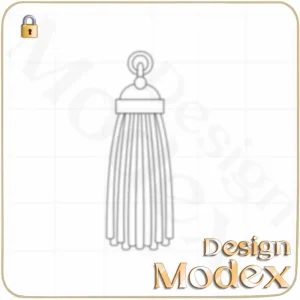 اکسسوری آویز لایه باز  برای طراحی لباس  F07J009