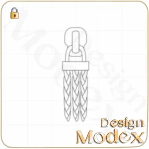 سرزیپ فلت لایه باز  برای طراحی لباس F07Z001