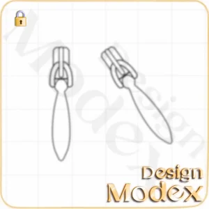 سرزیپ فلت لایه باز  برای طراحی لباس F01ZP000N018