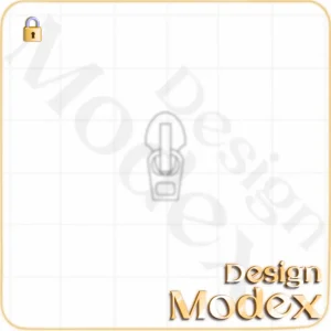 سرزیپ فلت لایه باز  برای طراحی لباس F01ZP009N002