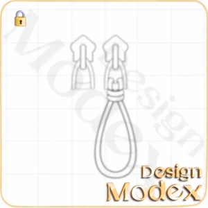 سرزیپ فلت لایه باز  برای طراحی لباس F01ZP022