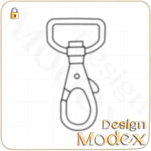 اکسسوری آویز لایه باز  برای طراحی لباس  F06J001