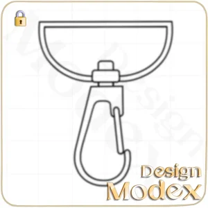 اکسسوری آویز لایه باز  برای طراحی لباس  F06J002