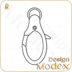اکسسوری آویز لایه باز  برای طراحی لباس  F06J005