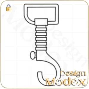 اکسسوری آویز لایه باز  برای طراحی لباس  F06J007