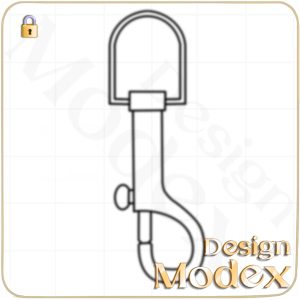اکسسوری آویز لایه باز  برای طراحی لباس  F06J008