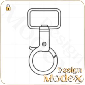 اکسسوری آویز لایه باز  برای طراحی لباس  F06J011