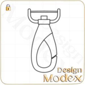 اکسسوری آویز لایه باز  برای طراحی لباس  F06J013