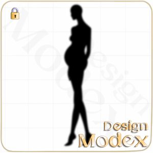 فیگور خطی لایه باز برای طراحی لباس F07FIG008