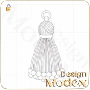 اکسسوری آویز لایه باز  برای طراحی لباس  F07J014