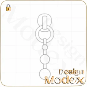 سرزیپ فلت لایه باز  برای طراحی لباس F07Z004