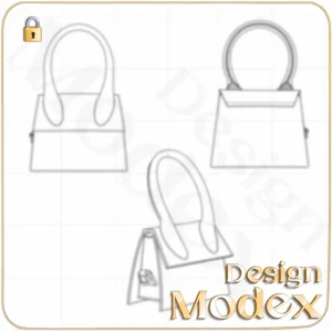 کیف فلت لایه باز  برای طراحی لباس F01B003
