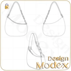کیف فلت لایه باز  برای طراحی لباس F07B001