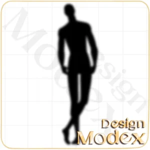 فیگور خطی مردانه لایه باز F07FIG010 برای طراحی لباس