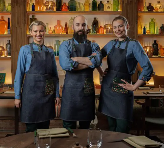 Hotel and restaurant uniforms