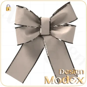 مدل سه بعدی پاپیون C08N008 برای فریلنسرهای طراحی لباس