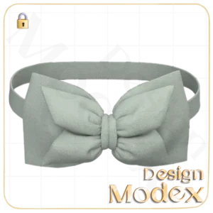 مدل سه بعدی پاپیون C08N002 برای فریلنسرهای طراحی لباس