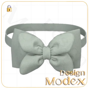 مدل سه بعدی پاپیون C08N003 برای فریلنسرهای طراحی لباس