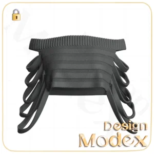 مدل سه بعدی بافت اورسایز C12N032 برای فریلنسرهای طراحی لباس