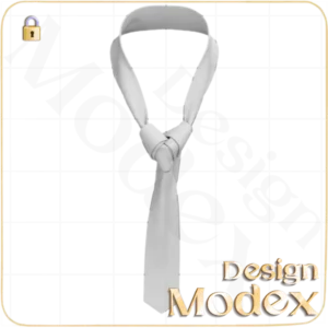 مدل سه بعدی کراوات C12N007 برای فریلنسرهای طراحی لباس