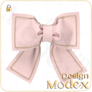 مدل سه بعدی پاپیون C08N011 برای فریلنسرهای طراحی لباس