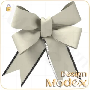 مدل سه بعدی پاپیون C08N009 برای فریلنسرهای طراحی لباس