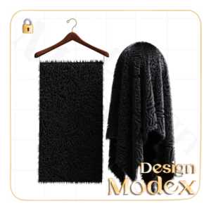 متریال پارچه خز طرح دار C11N005 برای لباسهای تری دی