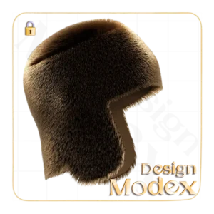 مدل سه بعدی کلاه روسی C13N005 برای فریلنسرهای طراحی لباس