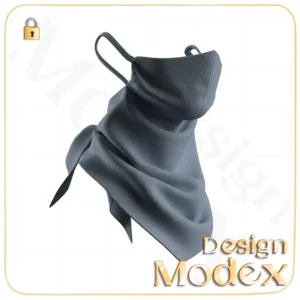 مدل سه بعدی ماسک اسکارف C12N059