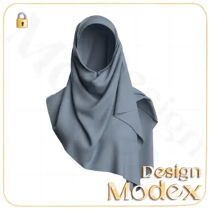 مدل سه بعدی روسری و شال C12N060