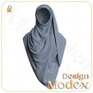 مدل سه بعدی روسری C12N065 برای فریلنسرهای طراحی لباس