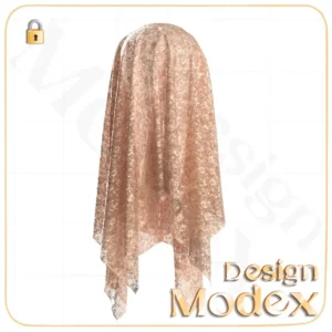 متریال پارچه گیپور طرح گل C12N079 برای لباسهای سه بعدی