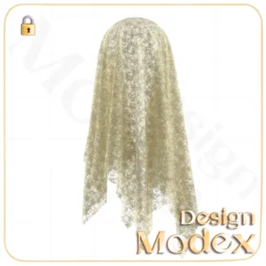 متریال پارچه گیپور C12N095 برای لباسهای سه بعدی