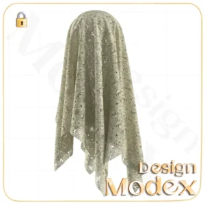 متریال پارچه گیپور C12N097 برای لباسهای سه بعدی