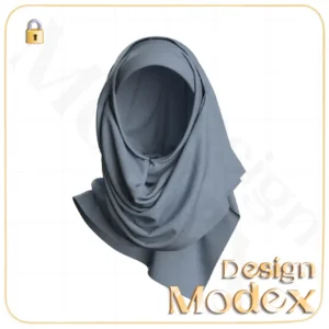 مدل سه بعدی روسری و شال C12N061